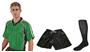 VKM Soccer Poly Jersey & Satin Shorts Sock Kit