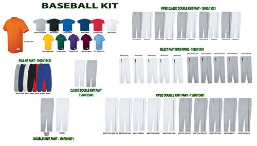 Rush Two-Button Baseball Jersey Uniform Kits. Decorated in seven days or less.