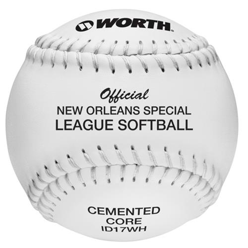Worth 17" New Orleans Slowpitch Softballs Baseball Equipment & Gear