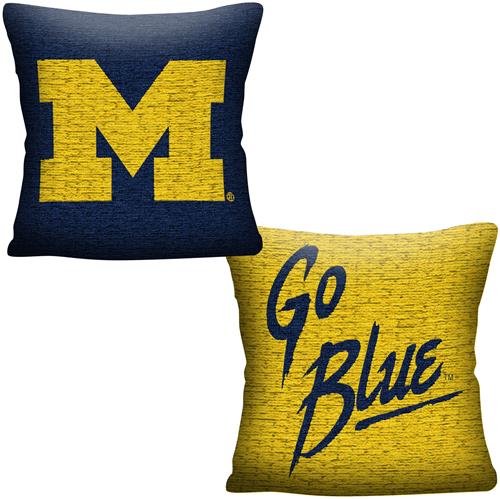 Northwest NCAA Michigan Invert Woven Pillow