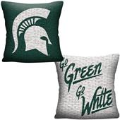 Northwest NCAA Michigan State Invert Woven Pillow