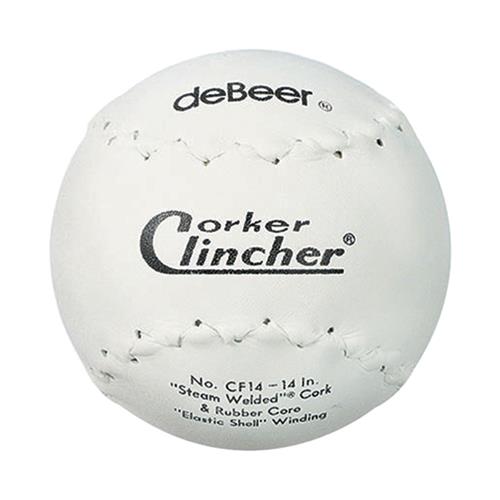 deBeer 14" Specialty Cork Clincher Softballs