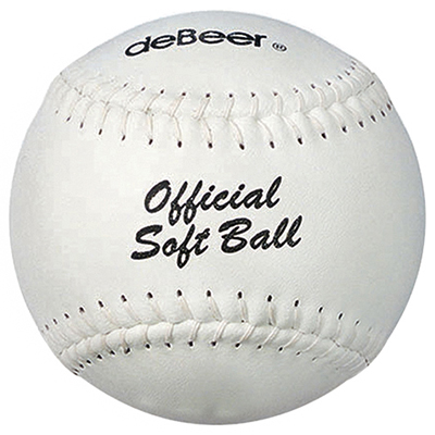 deBeer 14" Specialty Flat Seam Softballs 6 pk