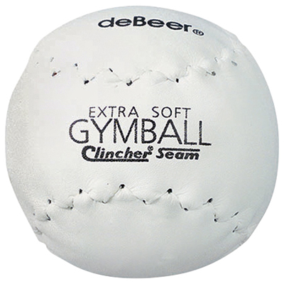 deBeer 12" Specialty White Soft Clincher Softballs