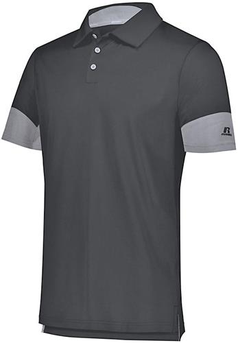 Russell Adult Hybrid Polo 400PSM. Printing is available for this item.