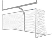 Soccer Goals - Nova Premier Adjustable Goal Package (8 ft.H x 24 ft.W x 4 ft.B x 10 ft.D) - NCAA