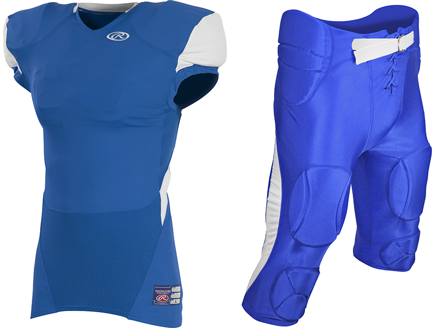 E136021 Adult Compression Football Jersey & Integrated Pants Kit