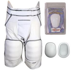 Youth Football Girdle, Cup & Knee Pads Kit - Football Equipment and Gear