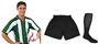 Adult Youth Soccer Jersey Shorts & Sock Kit