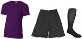 Adult Fitted Cotton T-Shirt, 9" Shorts & Sock Kit Adult Fitted Cotton T-Shirt, 9" Shorts & Sock Kit