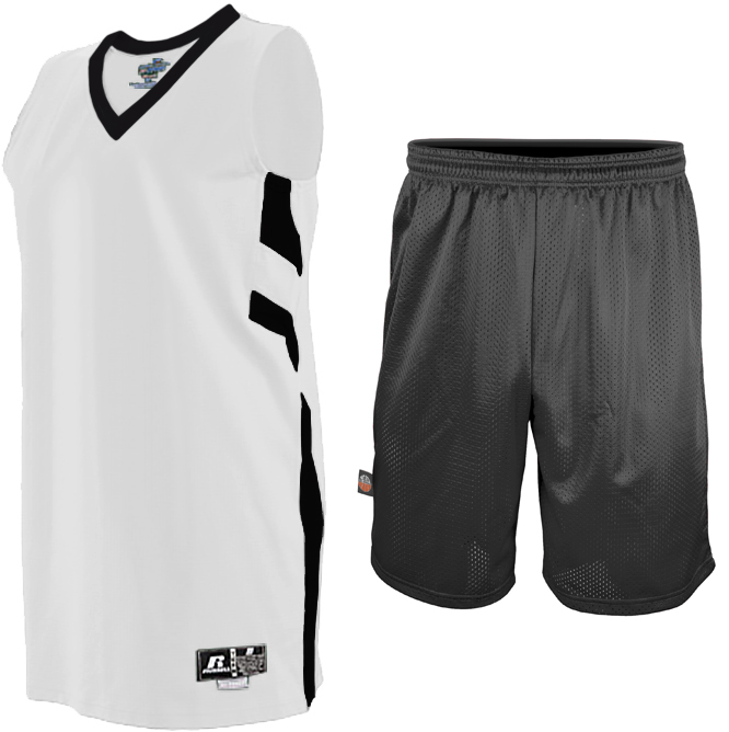 E136141 Womens Basketball Game Jerseys & Mesh Shorts Kit
