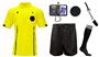 Mens Soccer Referee Jersey Short Complete Kit