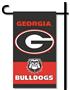 NCAA Georgia Mini Garden Flag w/Pole