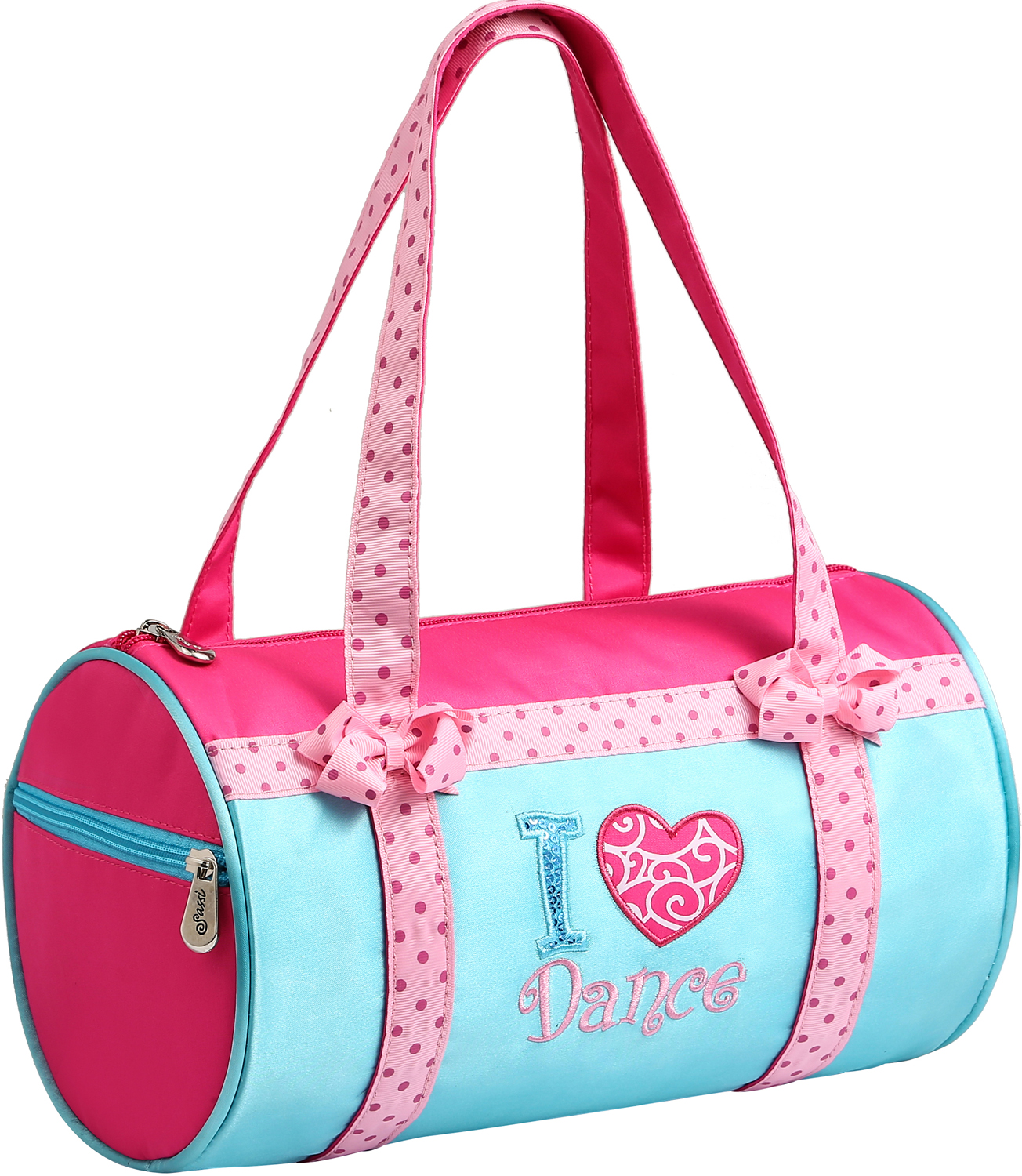 E136283 Sassi Designs I Love Dance Duffel Bag