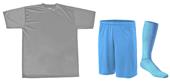 Adult Wickting Tee 9" Mesh Shorts & Sock Kit Adult Wickting Tee 9" Mesh Shorts & Sock Kit