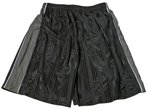 VKM Adult Youth Black Poly Soccer Shorts - C/O