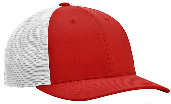 The GameStretch Fit Ball Cap (AS/AM - Cardinal,Forest,Red). Embroidery is available on this item.
