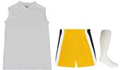 Womens V-Neck Jersey 5" Shorts Sock KIT