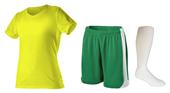 Womens All Sport Jersey Softball Shorts & Sock KIT Womens All Sport Jersey Softball Shorts & Sock KIT