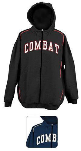 Combat Full Zip Cotton/Poly Sweatshirt Jacket. Free shipping.  Some exclusions apply.