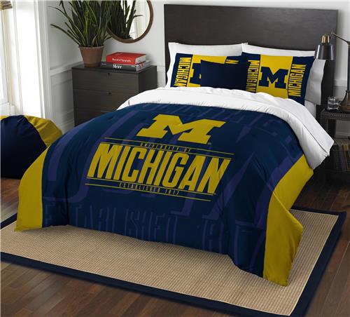 Northwest NCAA Michigan King Comforter/Sham Set