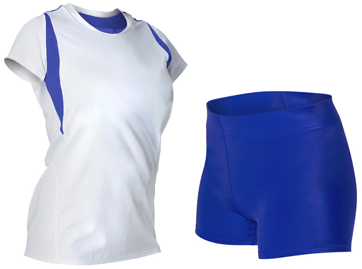 E136716 Womens Girls Volleyball Jersey & 2.5" Shorts Kit
