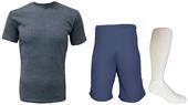 Adult All Sports Rib Crew Shirt 9" Shorts Sock KIT Adult All Sports Rib Crew Shirt 9" Shorts Sock KIT