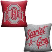 Northwest NCAA Ohio State Invert Woven Pillow Northwest NCAA Ohio State Invert Woven Pillow