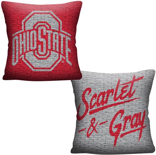 Northwest NCAA Ohio State Invert Woven Pillow