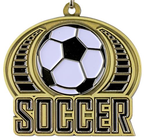 Epic 2" Sports Journey Gold Soccer Award Medals