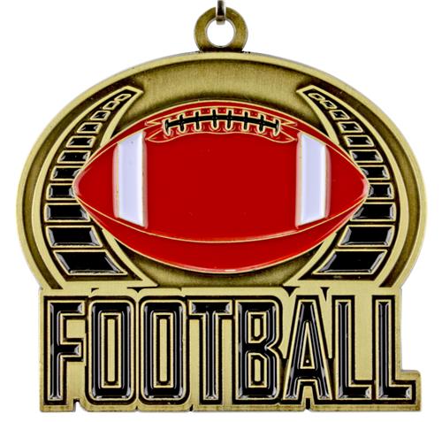 Epic 2" Sports Journey Gold Football Award Medals