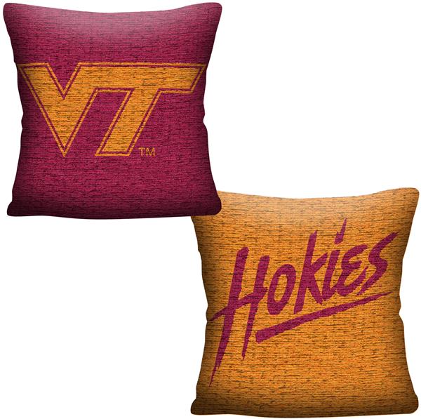 Northwest NCAA Virginia Tech Invert Woven Pillow