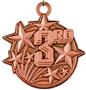 Epic 2 1/4" Shooting Star Place Award Medals