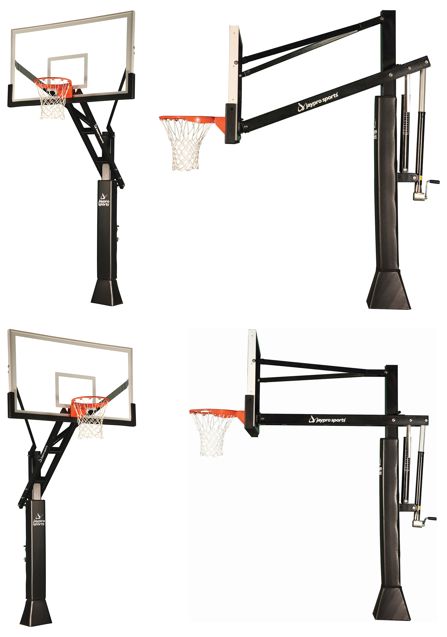E137107 Jaypro The Titan CVX Series Basketball Goals