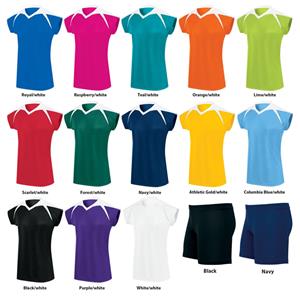 Womens Girls Power Custom Volleyball Jerseys Uniform Kit - Volleyball ...