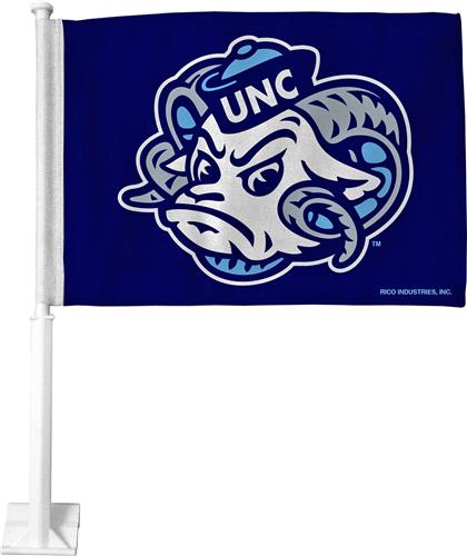 Rico NCAA North Carolina Tar Heels 2 Side Car Flag