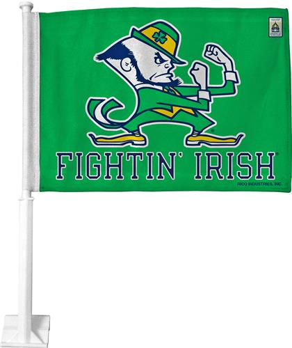 NCAA Notre Dame Fighting Irish 2 Side Car Flag
