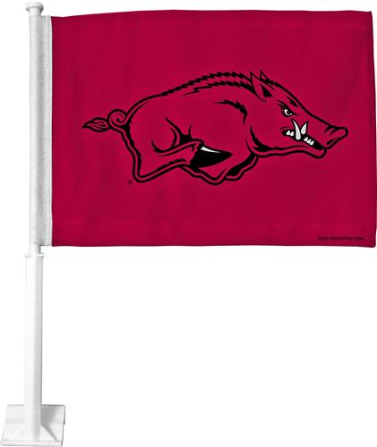 Rico NCAA Arkansas Razorbacks 2 Side Car Flag