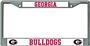 NCAA Georgia Bulldogs Chrome License Plate Frame