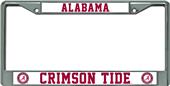 Alabama Crimson Tide Chrome License Plate Frame Alabama Crimson Tide Chrome License Plate Frame