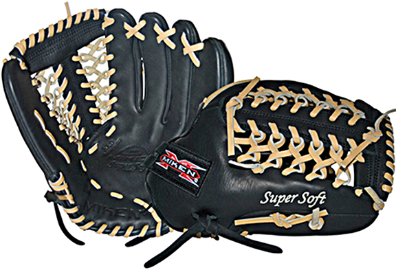 【美品】MIKEN Super Soft ソフトボール　グローブ Miken Super Soft Slowpitch 13