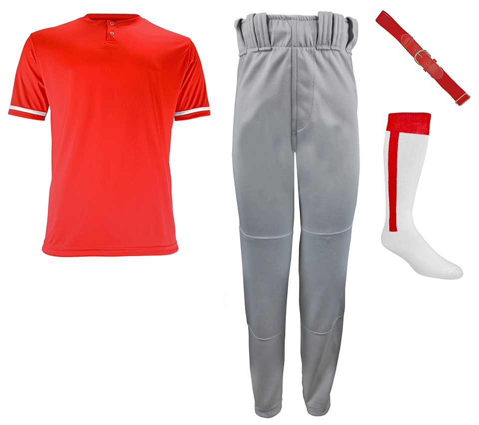 E137639 Epic Youth Two Button Baseball Uniform