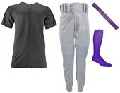 Epic Full Button Elastic Bottom Baseball Uniform
