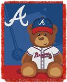 Northwest MLB Atlanta Field Bear Baby Throw Northwest MLB Atlanta Field Bear Baby Throw