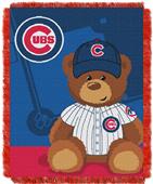 Northwest MLB Chicago Field Bear Baby Throw