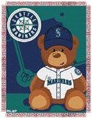 Northwest MLB Seattle Field Bear Baby Throw Northwest MLB Seattle Field Bear Baby Throw