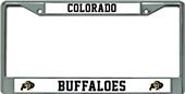 NCAA Colorado Buffaloes Chrome License Plate Frame NCAA Colorado Buffaloes Chrome License Plate Frame