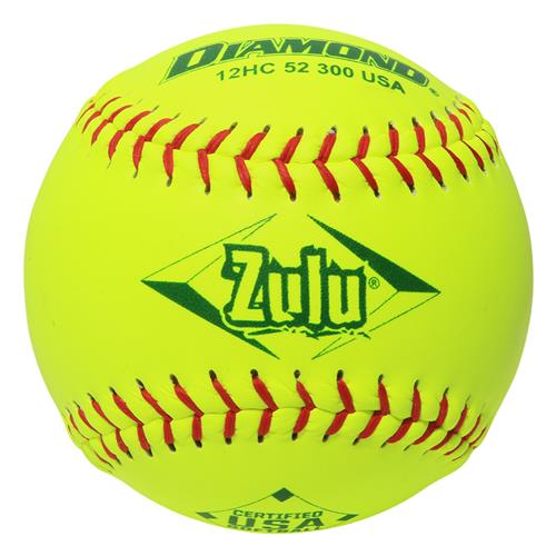 Diamond 12HC 52 300 USA Zulu 12" Slowpitch Softballs (DZ)
