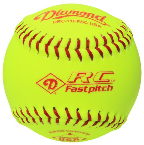 Diamond RC Fastpitch USA Red Stitch Softballs