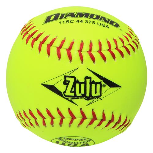 Diamond 11SC 44 375 USA Zulu 11" Slowpitch Softballs (DZ)